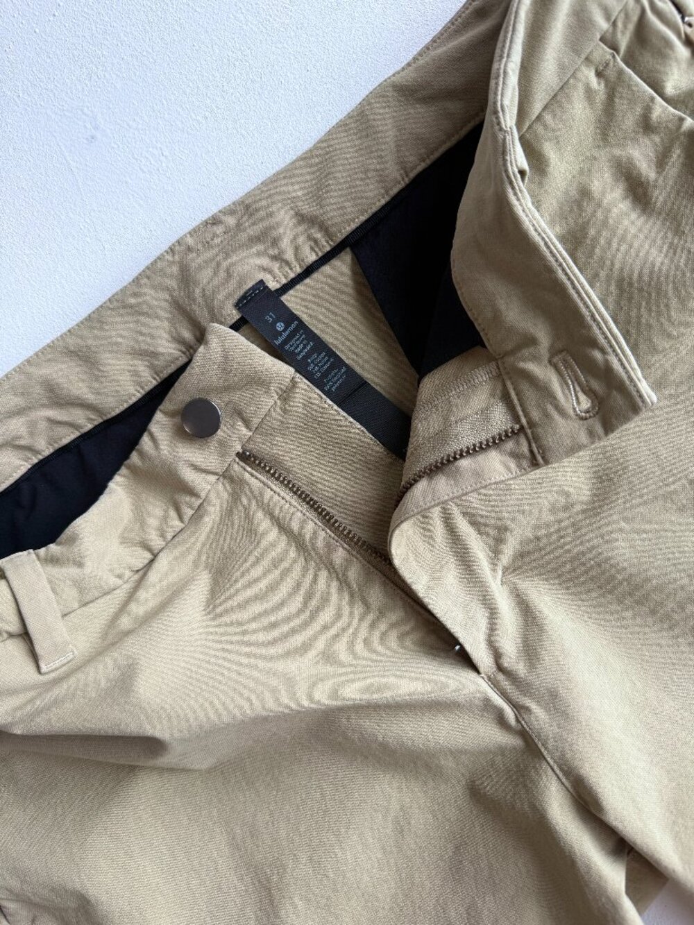 Lululemon ABC Classic-Fit Short Stretch Cotton VersaTwill Tan Beige 31